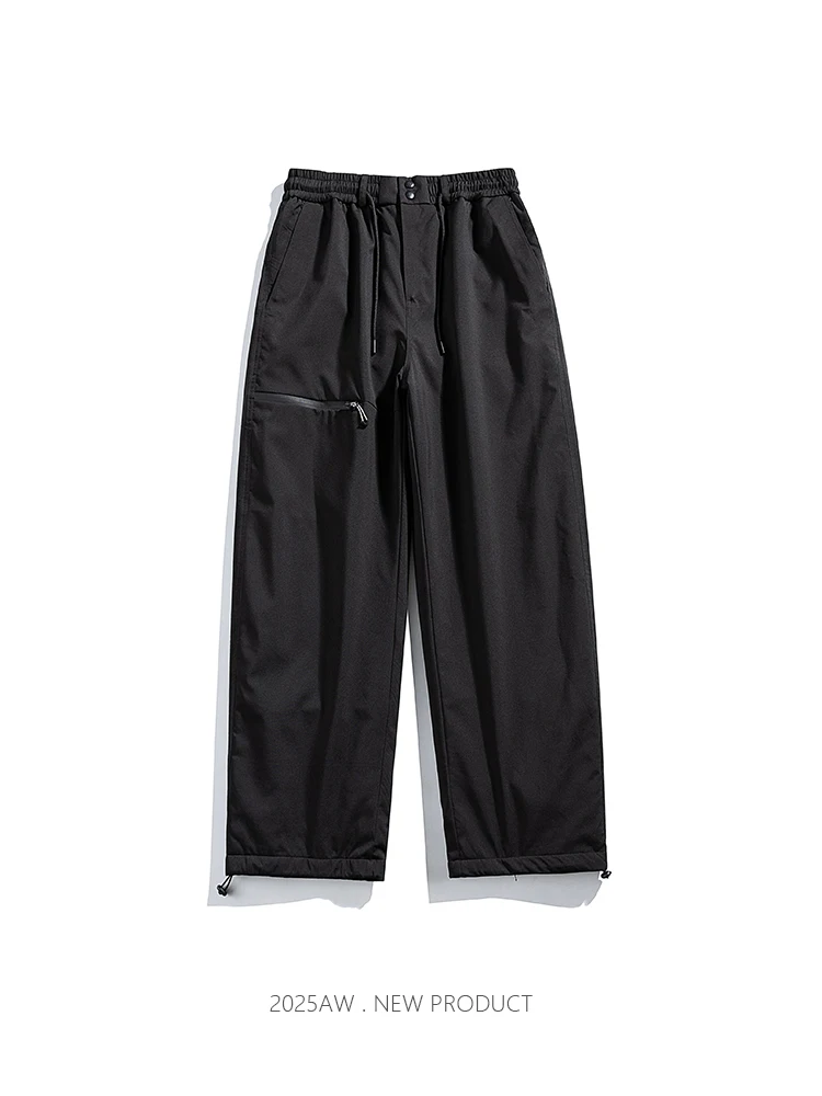 

Мужские зимние лыжные брюки MMOPTOP: водонепроницаемые, повседневные, модные, длинные, с пуховым наполнителем, теплые, для активного отдыха