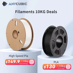 ANYCUBIC 10 KG PLA 1.75mm Plastic Filament For FDM 3D Printer 1kg/Roll High Speed PLA 3D Printing Material For Kobra 2 Pro Max