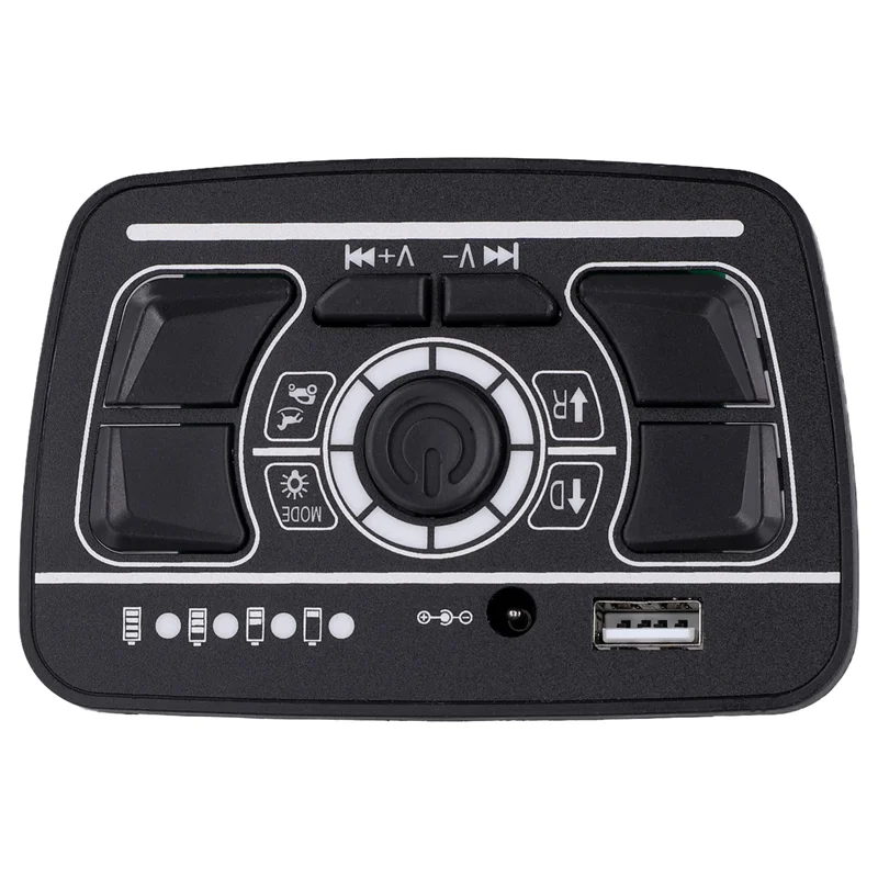 AA60-Multifunctioneel centraal bedieningspaneel voor elektrische auto's voor kinderen met Bluetooth-muziek en krachtmonitor Stijl 1