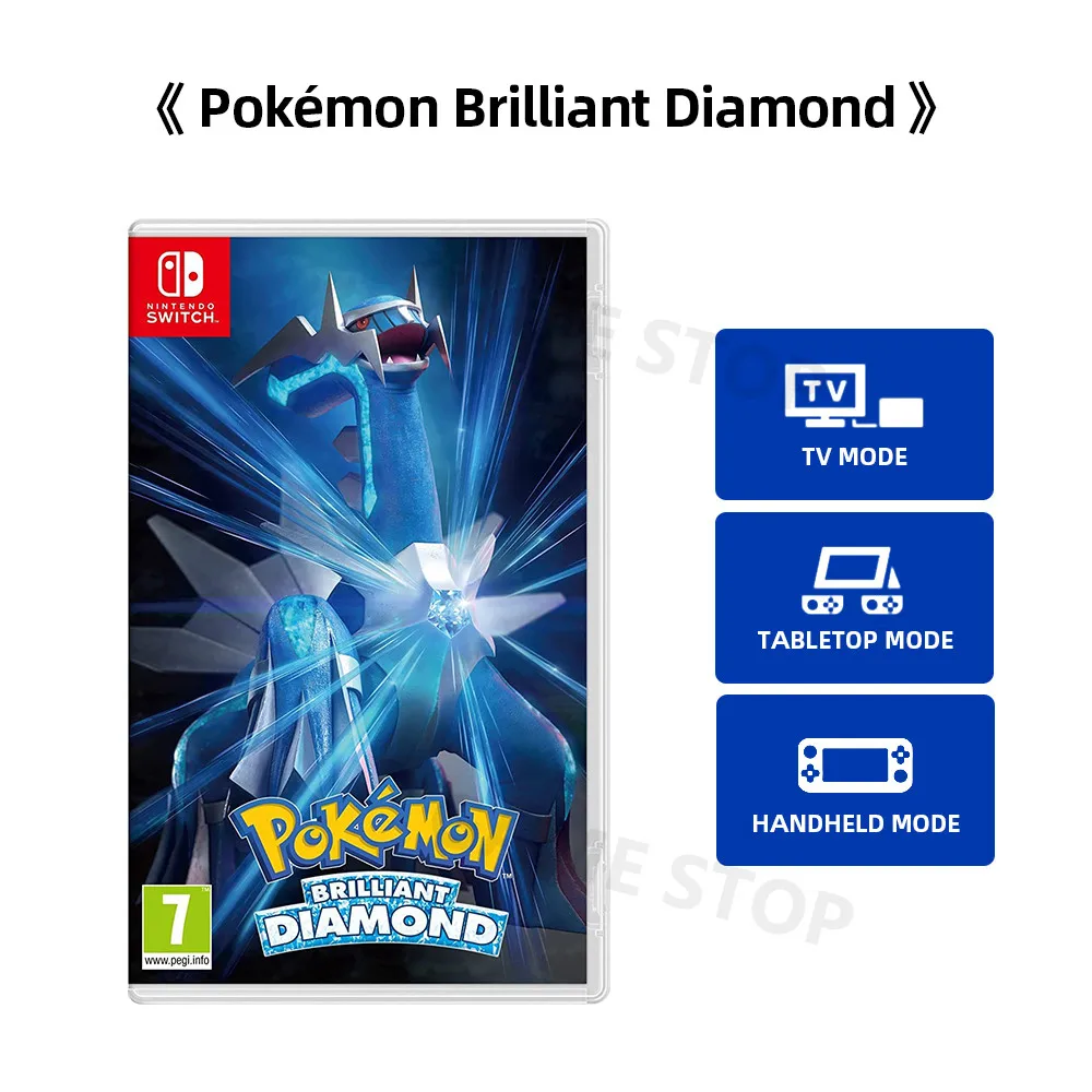 Pokemon Brilliant Diamond - Stander Edition - Nintendo Switch Game Deals - Solid Game Cassette Support For Multiple Languages