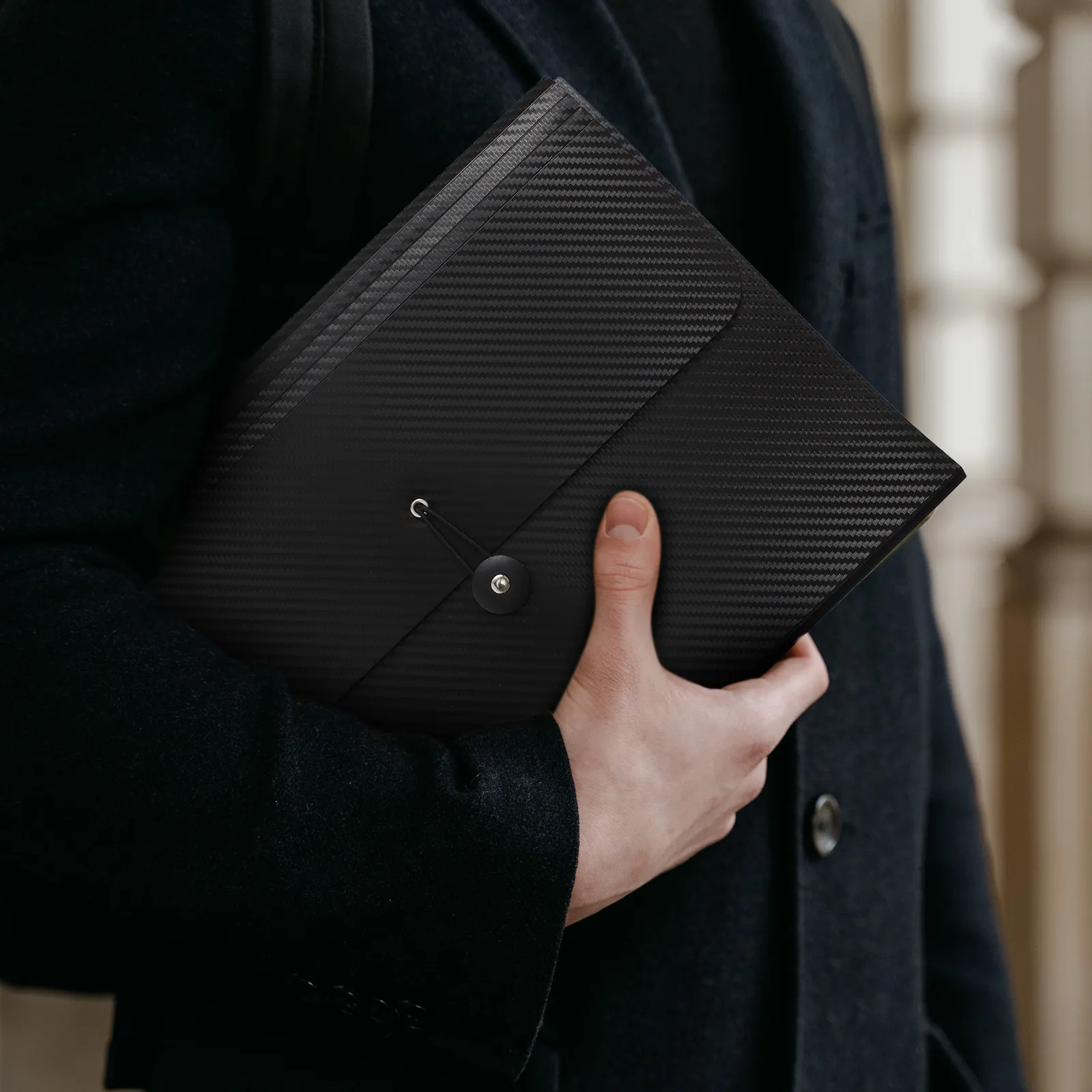 

1Pcs Sturdy Compact Accordion File Folder Heavy-Duty Material 13 Pocket Document Holder for Office School Home Receipts Files