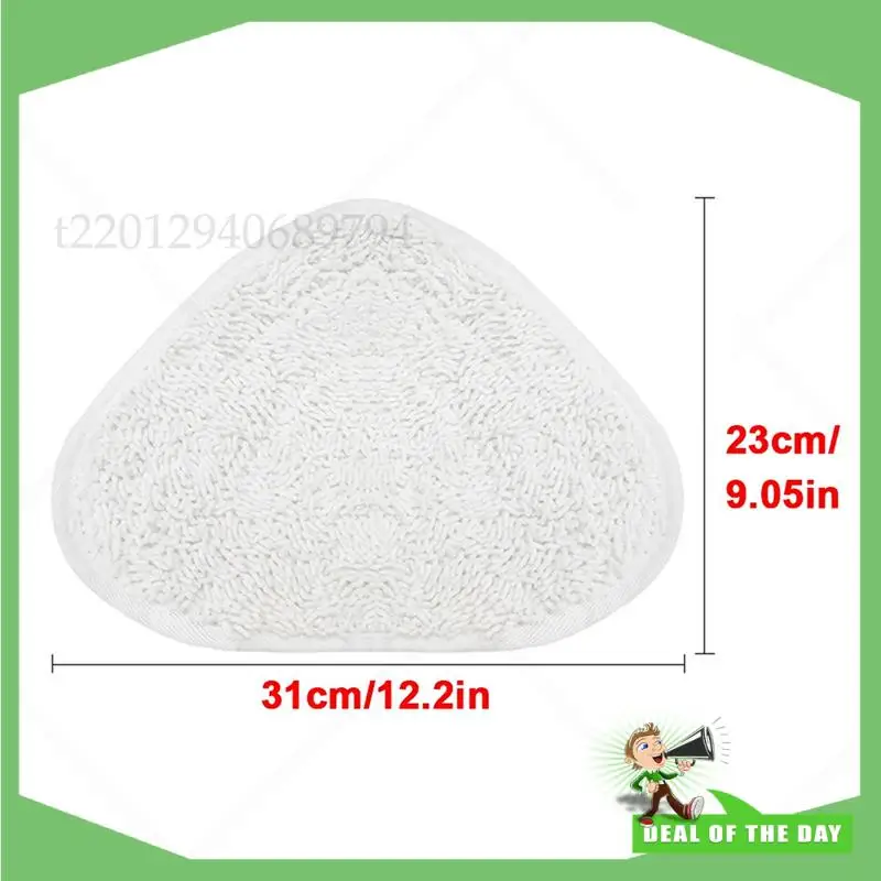 -ABPO 6 قطعة منصات ممسحة البخار للمكنسة الكهربائية Vileda Ocedar قابل للغسل وقابلة لإعادة الاستخدام مثلث ممسحة وسادة القماش تنظيف أجزاء أداة الأرض