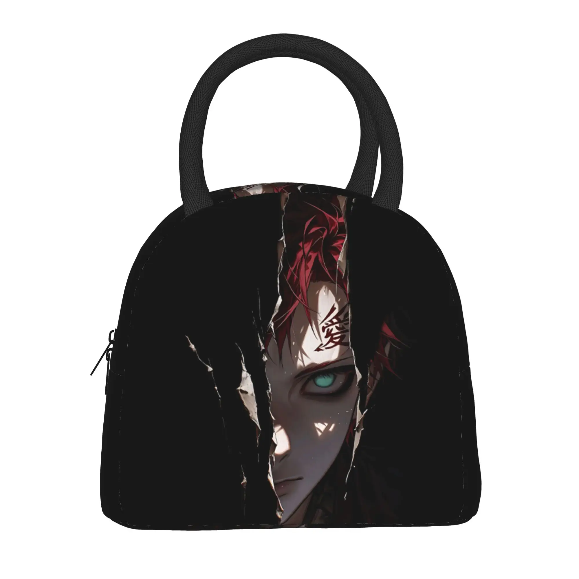 Naruto Anime Theme Handbag Insulated Lunch Bag Insulation Bento Pack Rice Bag  bolsa Student Bento Lunch Handbag