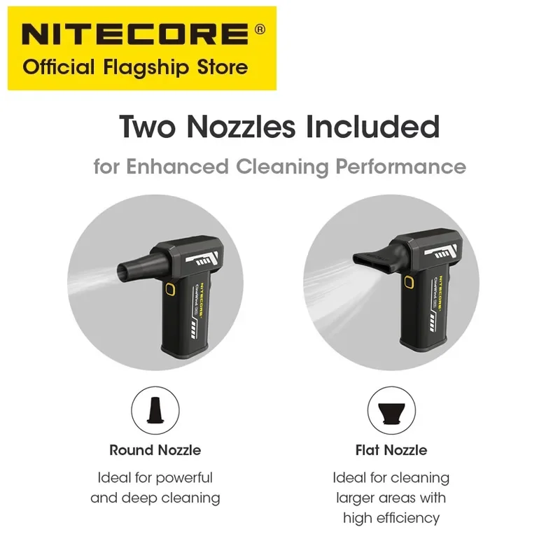 NITECORE CW20 다목적 포켓 사진 촬영용 팬 전기 휴대용 팬 스텝리스 윈드 블로워 캐논 소니 쇼트 비디오 캠핑용