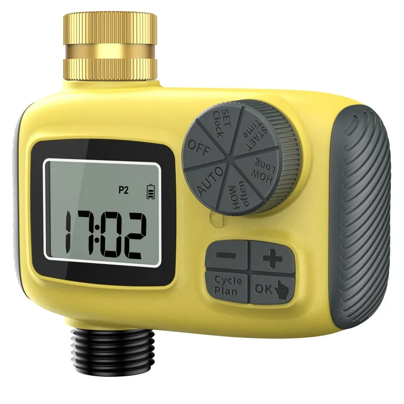 3V Automatic Garden Watering Timer, Smart Irrigation Controller Valve for Yard, Plant Drip Irrigation System