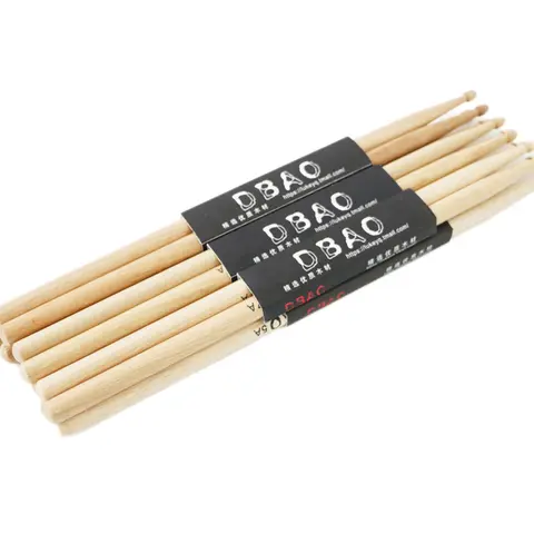 초보자용 전문 재즈 드럼 스틱, 오크 우드 드럼 스틱, 클래식 타악기 액세서리, 5A, 7A, 1 쌍