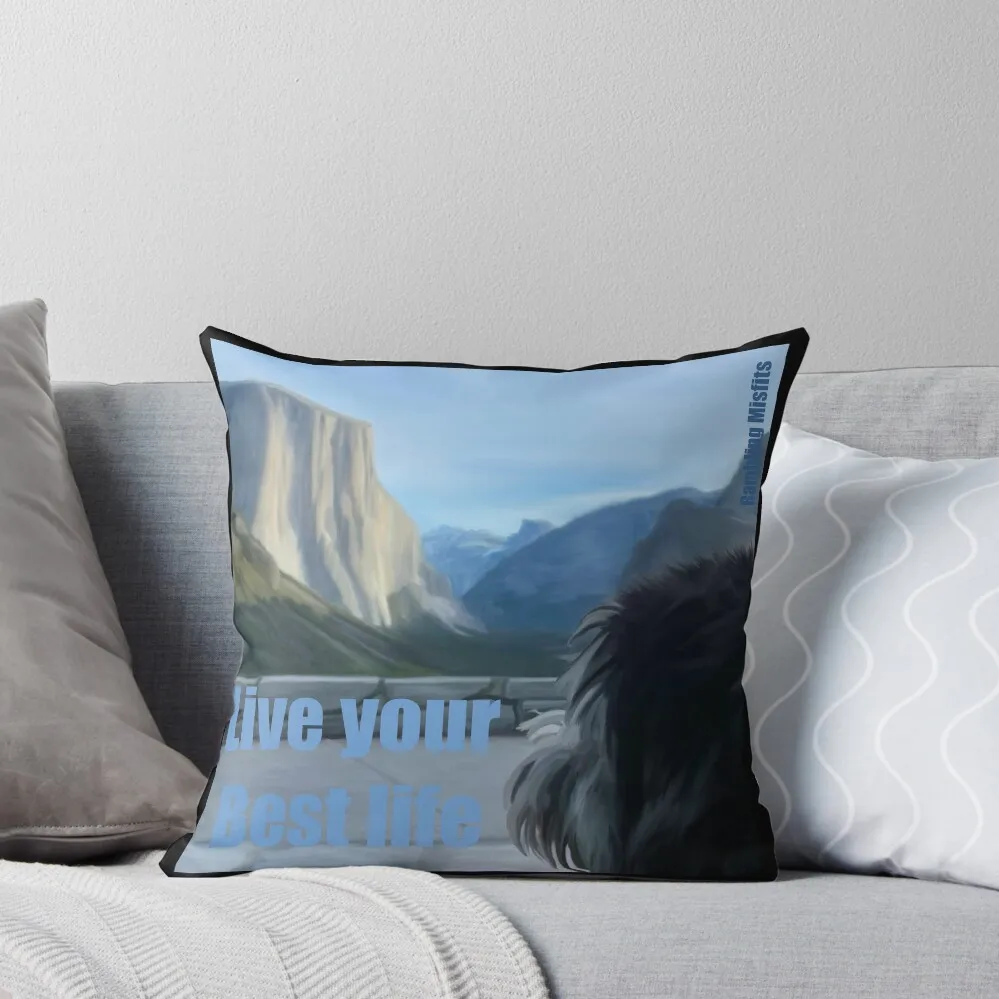 

Live your best life Throw Pillow Cushions For Sofa Decorative Sofa Cushion Covers For Sofas anime girl pillow