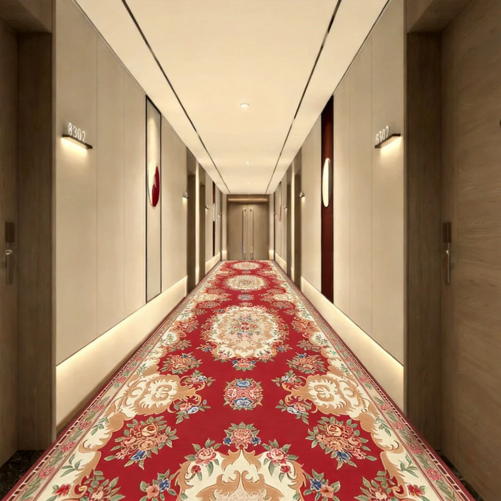 

Persia Style Hallway Carpet Non-slip Stairway Area Rugs Easy Clean Living Room Floor Mats Home Decor Entryway Runners Washable