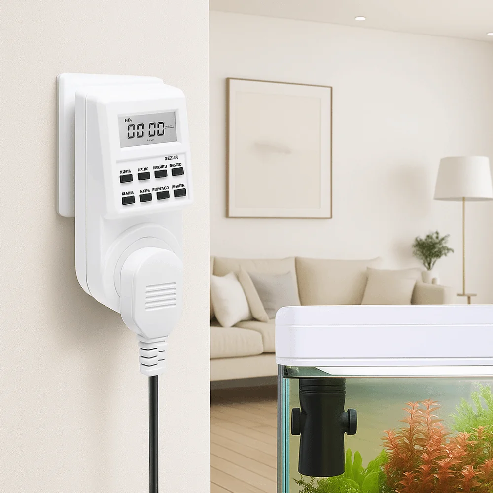 UK Plug Digital Timer Switch Digital Display Multi-functional Timer Socket Energy Saving Wall Plug-in Timer Switch