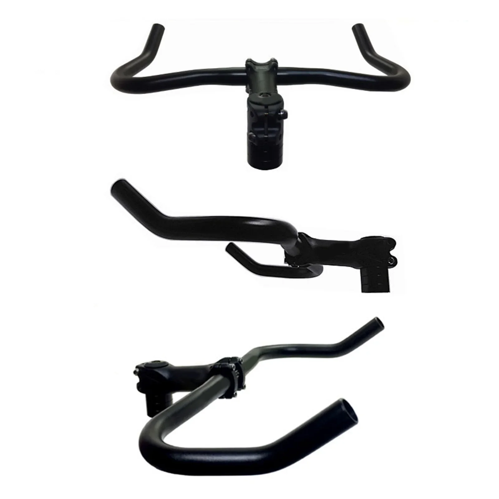 1 Pc Road Bike Bicycle Bullhorn Handlebar Bend Bar 25.4*390mm Aluminum Alloy Bicycle Horn Handle Bend Handle Components Parts