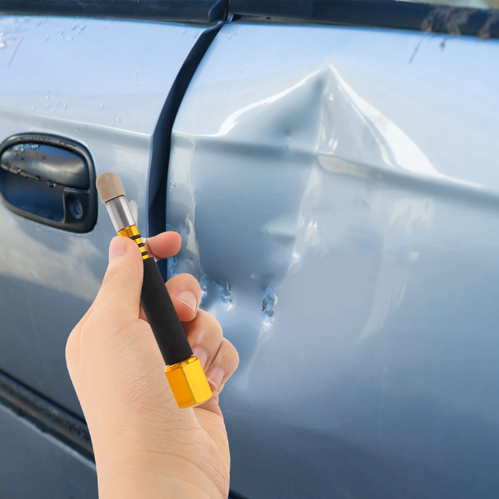 

4pcs Tool Pen Set Paintless Dent Removal Fast Diy Tap Down Tools Kit Automotive Hail Damage Remover