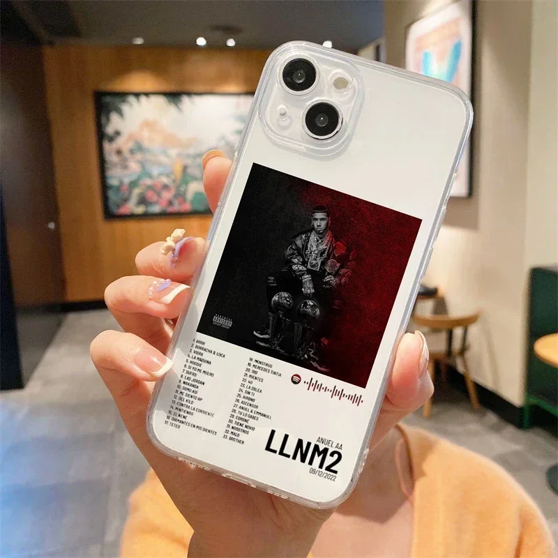 Anuel AA Real Hasta La Muerte Phone Case for iPhone 11 12 13 14 15 Pro Max Mini 7 8 Plus X Xs Max XR Cover Rapper Fundas Coque