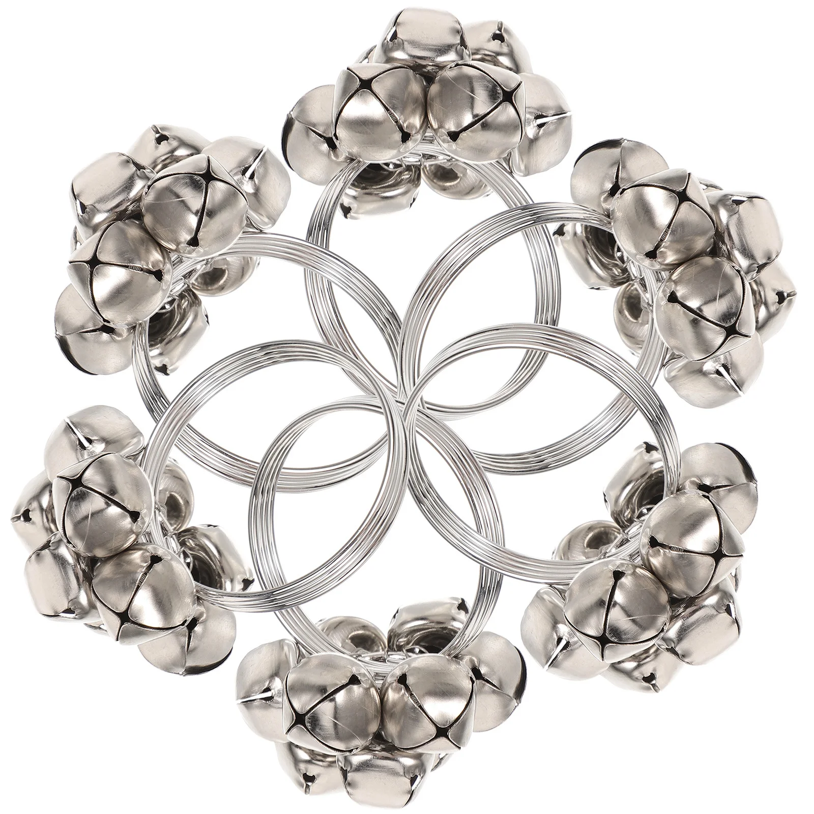 

6Pcs Bell Napkin Rings Christmas Napkin Holders Xmas Table Decor Wedding Dinner Xmas Serviette Buckle Wedding Table Decor