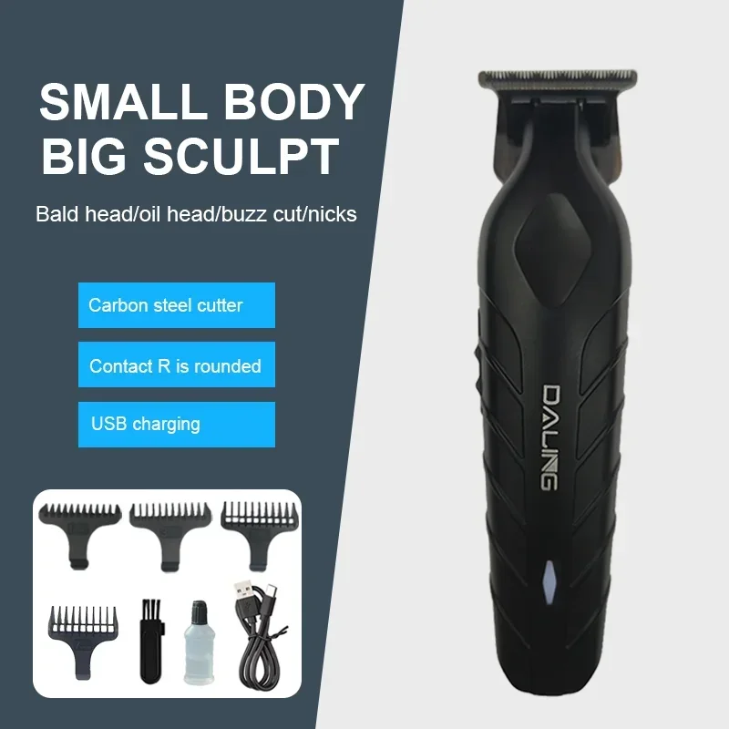 Daling DL-1767 new portable cordless hair clipper, USB charging professional men's hair clipper  Hair cutting machine