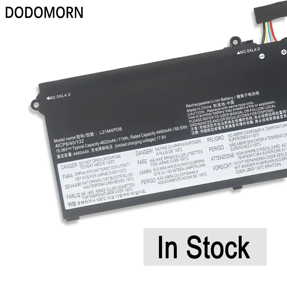 بطارية DODOMORN-Lenovo ، ThinkBook 16 ، G4 Plus ، IAP ، ARA ، L21L4PD8 ، L21M3PD7 ، L21C3PD7 ، SB11F09736 ، SB11F09741 ، 5B11F09738