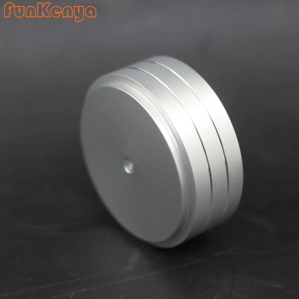 4pcs Wire Shine Ring Shock Absorb Enclosure Feet Aluminum Anodized Preamp Amplifier  DIY Foot 65mm 58mm 40mm Sand Spray