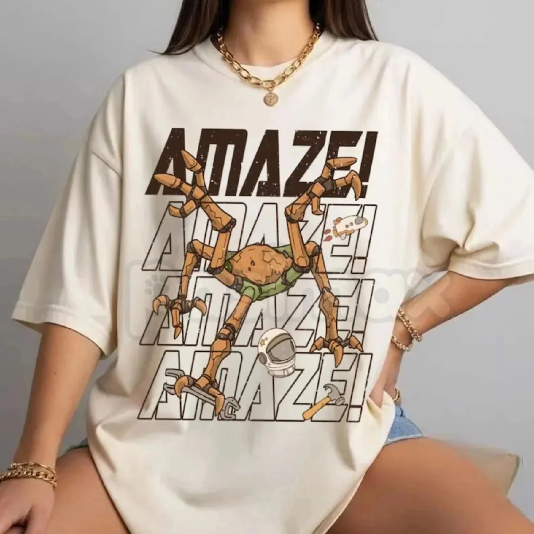 2026 Movie Project Hail Mary Rocky AMAZE T-shirt Men and Women Summer Clothing Breathable Fashionable Short Sleeved Top