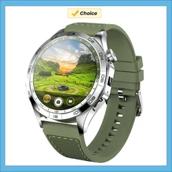 Reloj inteligente Android 4G con cámara, tarjeta SIM, Slolt, pantalla redonda de 1,43 pulgadas, alta resolución, cámara, aplicación GPS, descarga, reproducción de vídeo corta