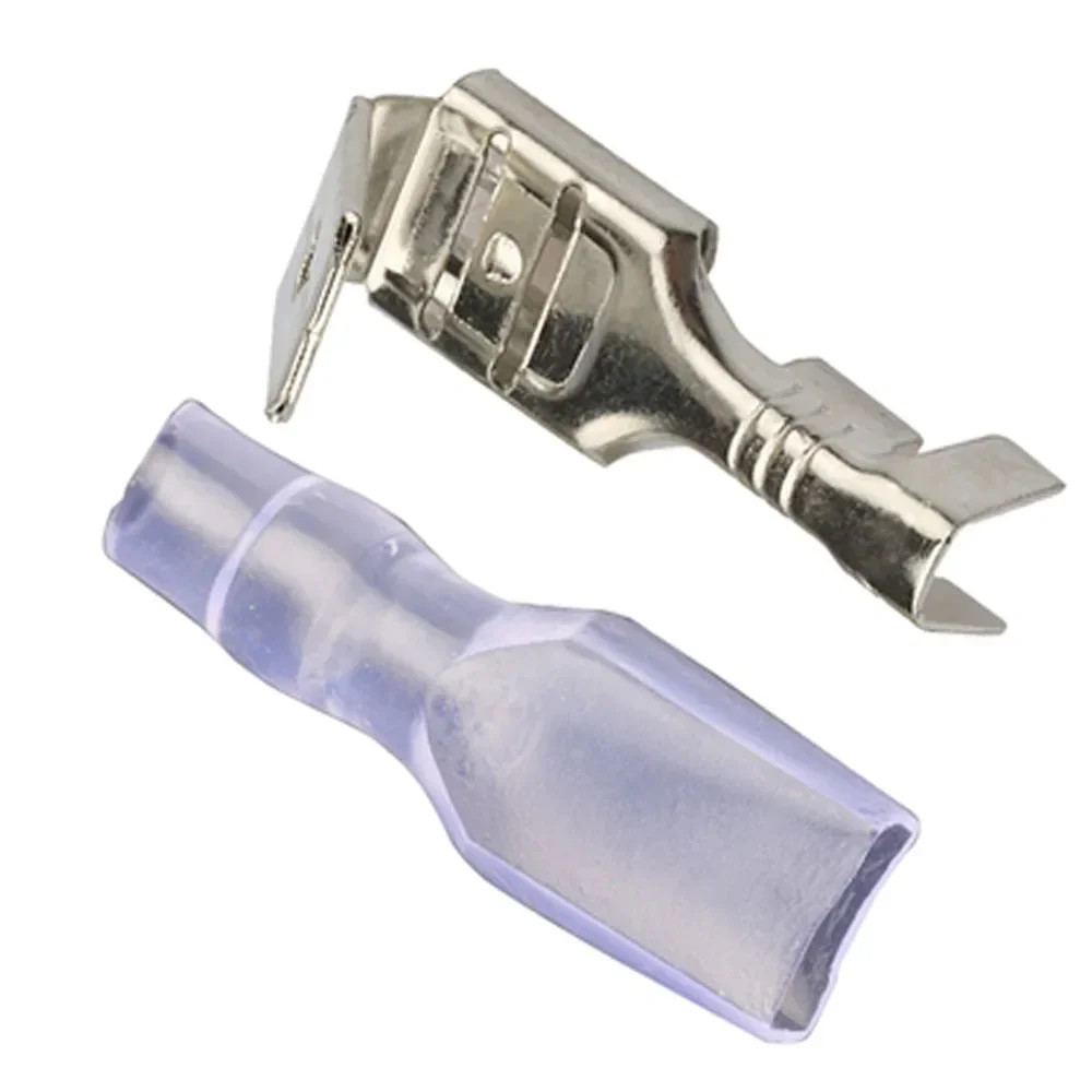 

100pcs/lot 4.8 against the back shoulder of male and female plug spring terminals inserted cold terminal