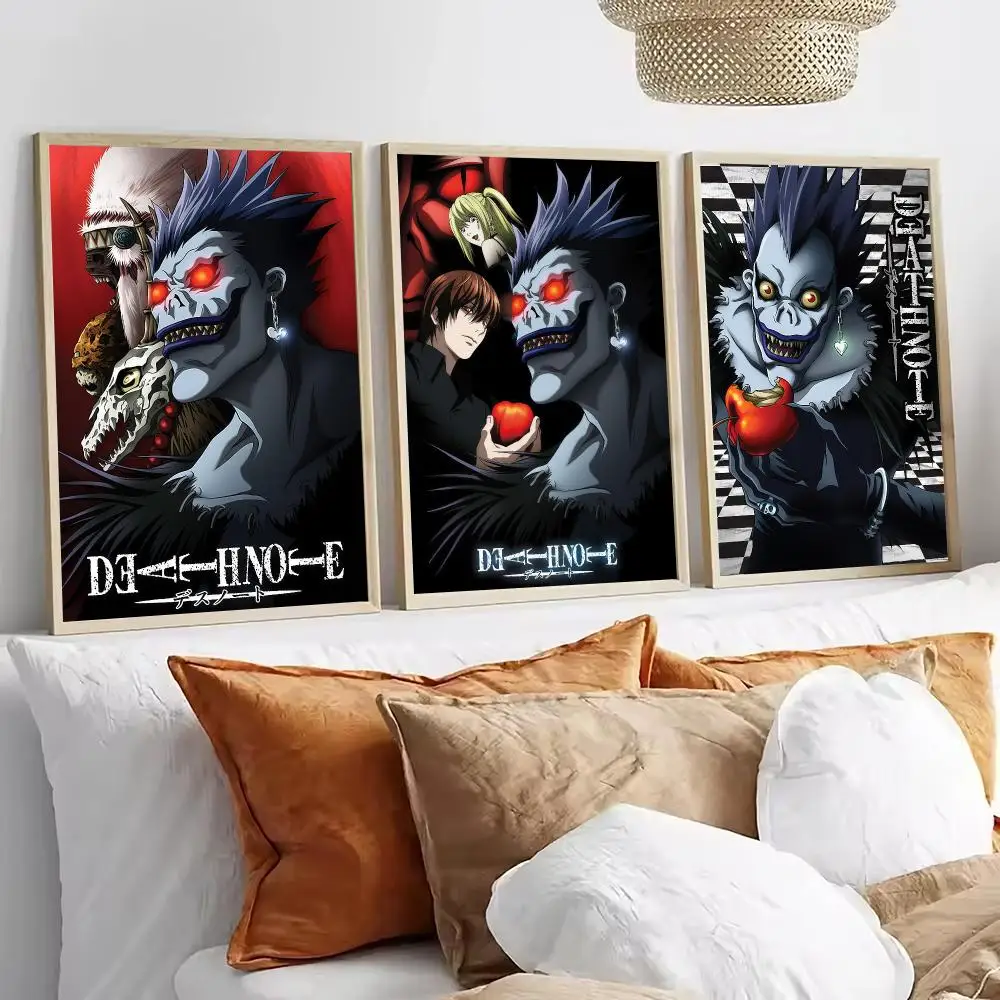 L-Lawliet Death Note Painting Calligraphy Decorative paintings Fancy Wall Sticker For Living Room Bar Decoration Room Wall Decor