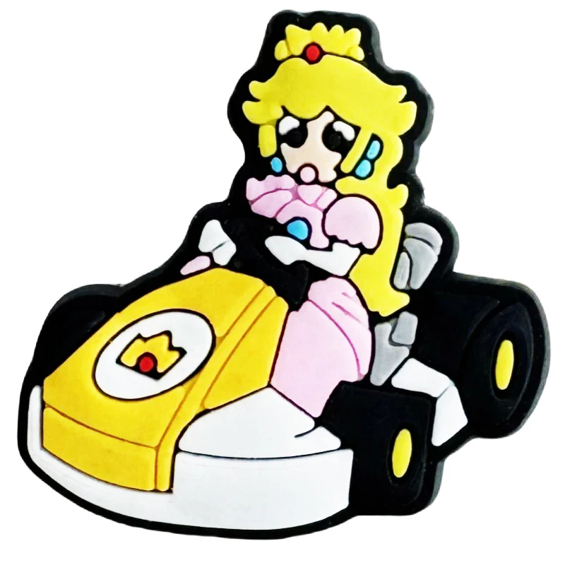 9-100 قطعة الكرتون سباك سوبر ماريو الأحذية السحر الخيال البلاستيكية الديكور مزيج عالية الجودة انفصال مقاوم للماء لهدايا الحفلات