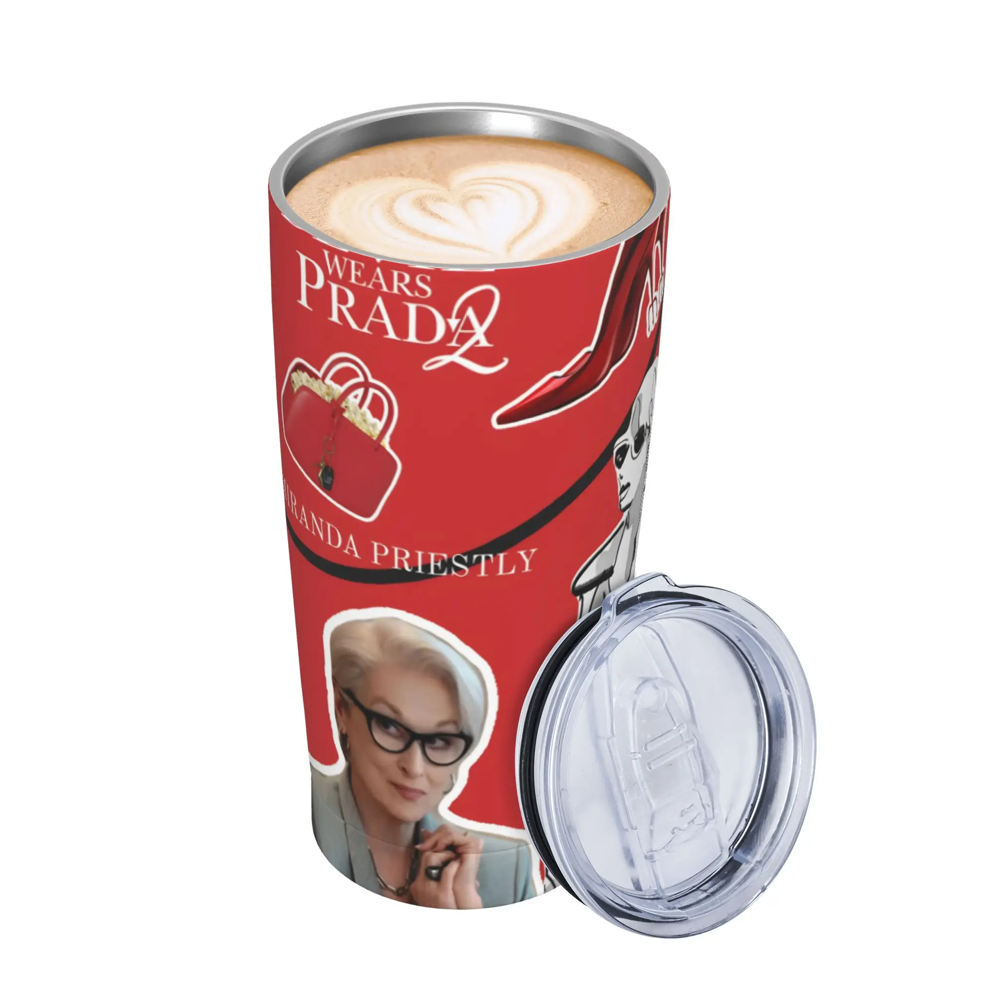 The Devil Wears Pradas 2 Moive Tumbler Vacuum Insulated  Coffee Cups Vacuum Flask Outdoor Mug Water Bottle 20oz