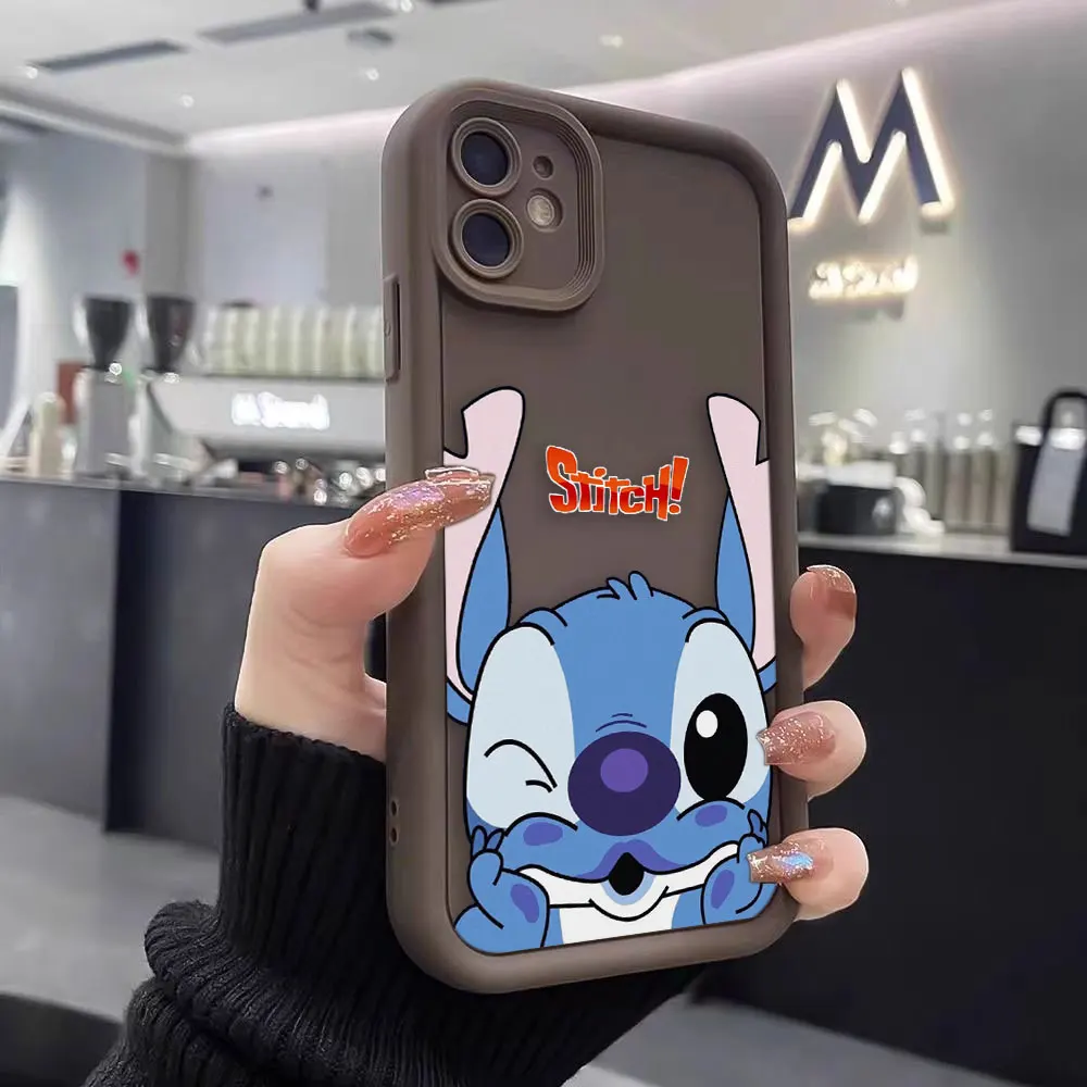 Disney Lilo Stitch Angel Phone Case For VIVO V20 V23 V25 V27 V27E V29 V30 V30E X60 X70 X80 90 X100 PRO 5G Case Funda Capa Shell