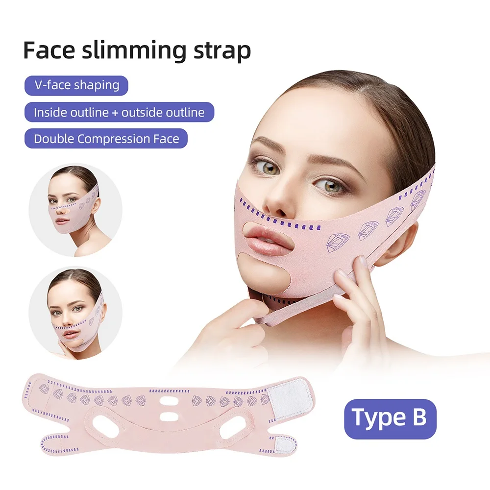 Women Face Slimming Bandage Face Lifting Belt V Line Shaper Cheek Chin Lift UP Strap Prevent Wrinkles Beauty Facial Care Tools