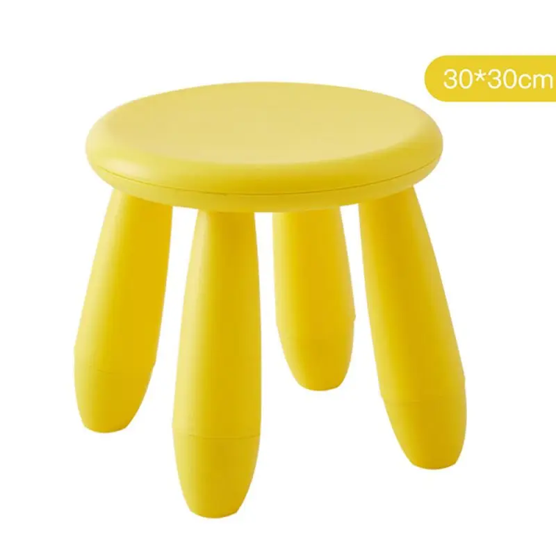 Round Children\'s Stool Kindergarten Baby Learning Stool Thicken Plastic Game Seat Removable, Load 100kg, for Kids Adults