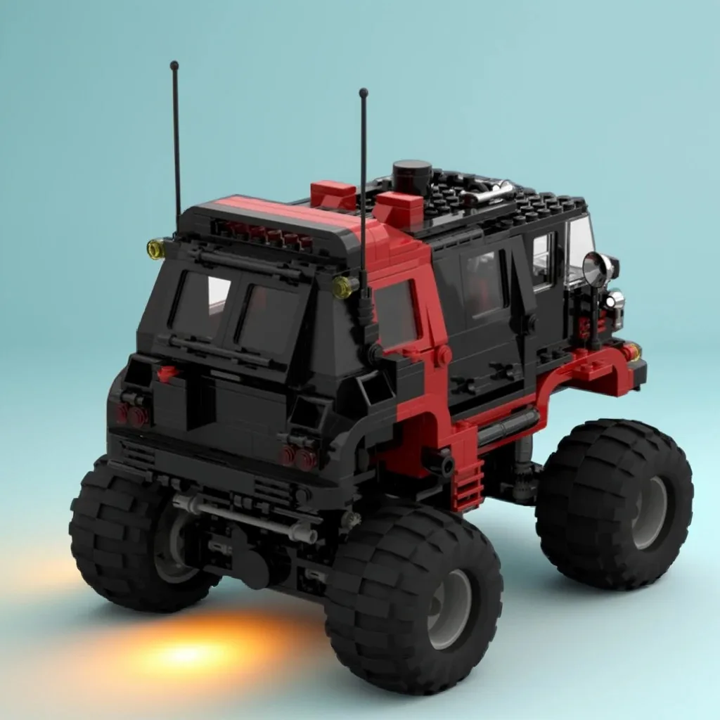 

754 шт. MOC Big Foot 4 × 4 Mod Off-Road Monster 4WD структура модифицированная модель внедорожника DIY строительные блоки игрушка в подарок