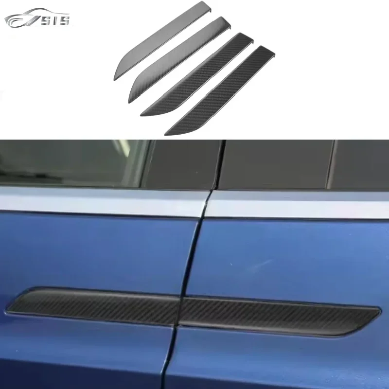 

Sleek Design Carbon Fiber Car Door Handle for Model X 2016-2021 New Condition Tsla DH Bumper Compatible