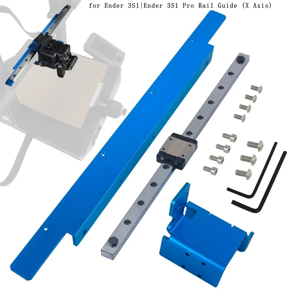 Kit guida lineare di aggiornamento ad alta precisione Ender-3 S1 Pro Kit guida lineare asse X asse Z per stampante 3D S1/Ender-3 S1 Pro Ender-3