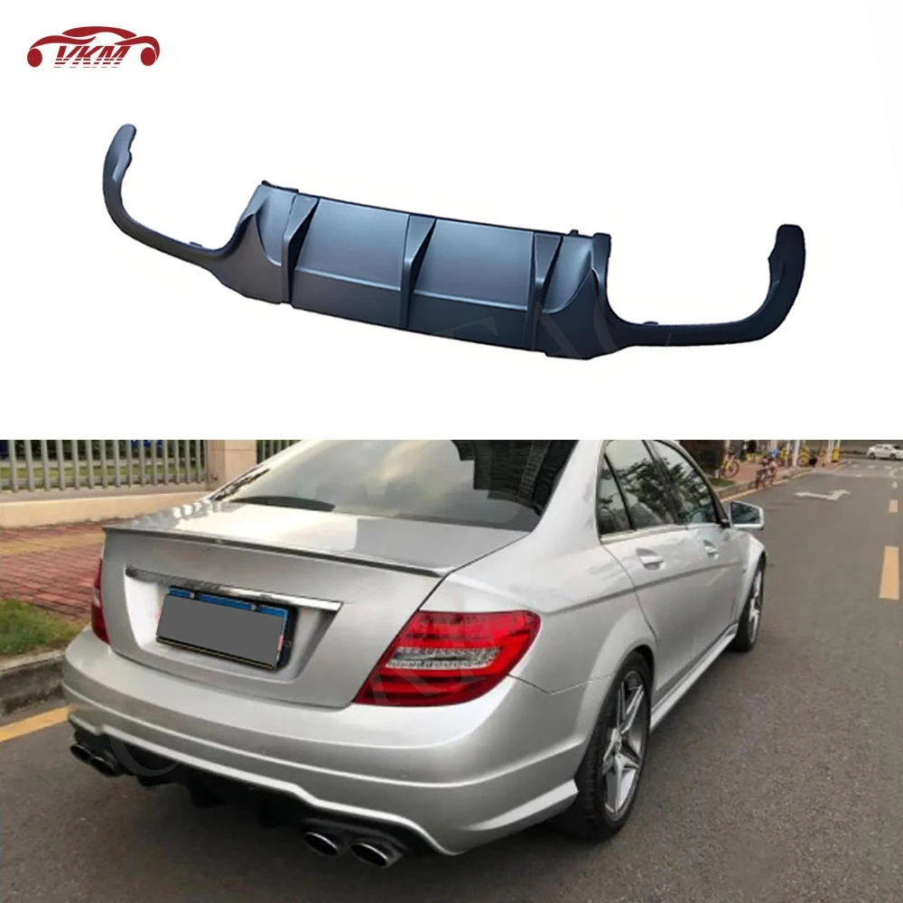

Rear Bumper Diffuser Spoiler Car Accessorise Fit for Mercedes Benz C Class W204 C63 for AMG 2012 2013 2014