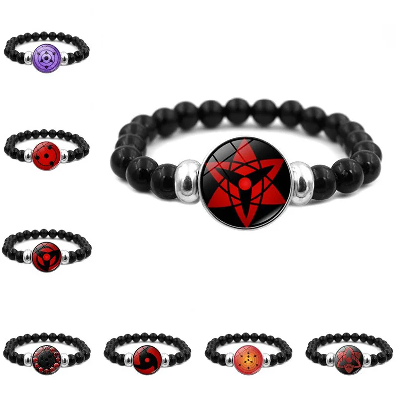 Naruto Uchiha Itachi Uchiha Madara Uchiha Obito Rinnegan Sharingan Bracelet Anime Action Figure Decorate Model Toys Gift