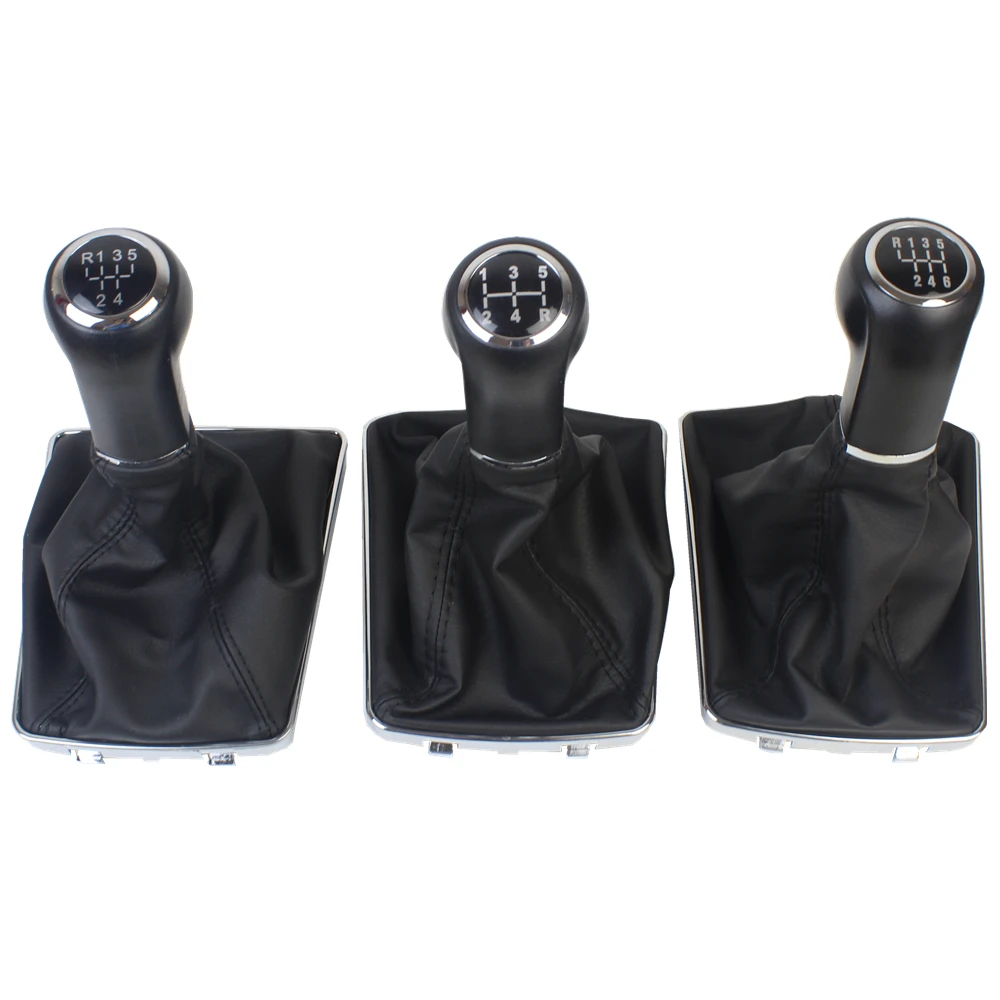 Car-Stying 5/6 Speed Car Stick Gear Shift Knob With PU Leather Boot  For OPEL ASTRA H 2004 2005 2006 2007 2008 2009