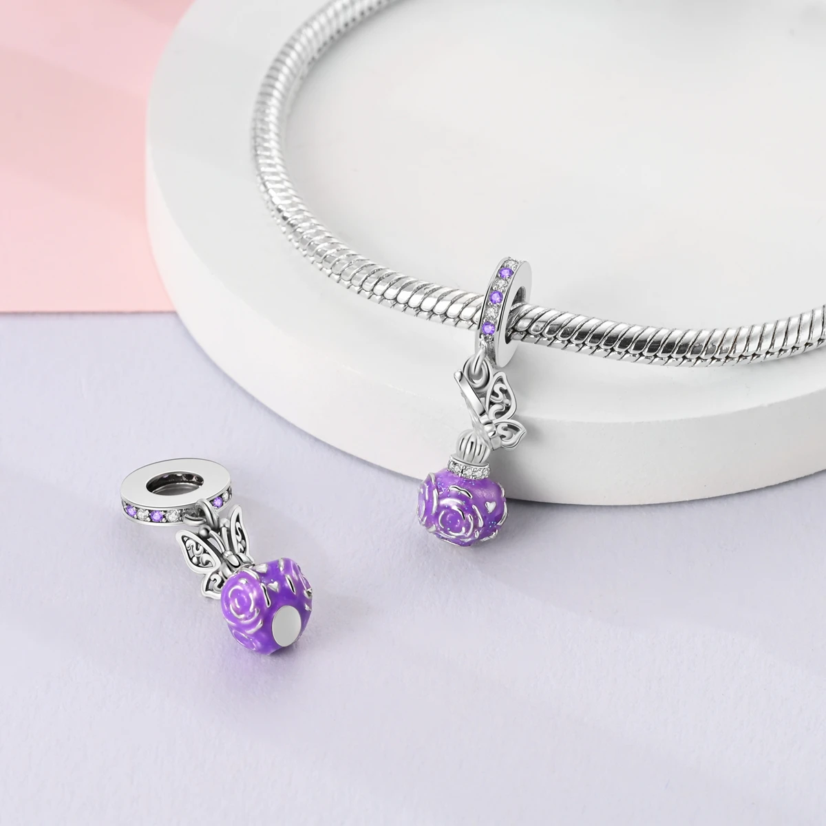 Silver Plated Charms Elephant Palette Sunflower Vintage Palm Beads Fit Original Bangle Bracelet Pendants Fine Jewelry Gift
