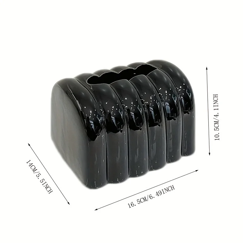 종이 냅킨 디스펜서 박스 - 거실, 식탁용 우아한 단색 티슈 홀더 - 독창적인 고급스러운 장식, 이상적인