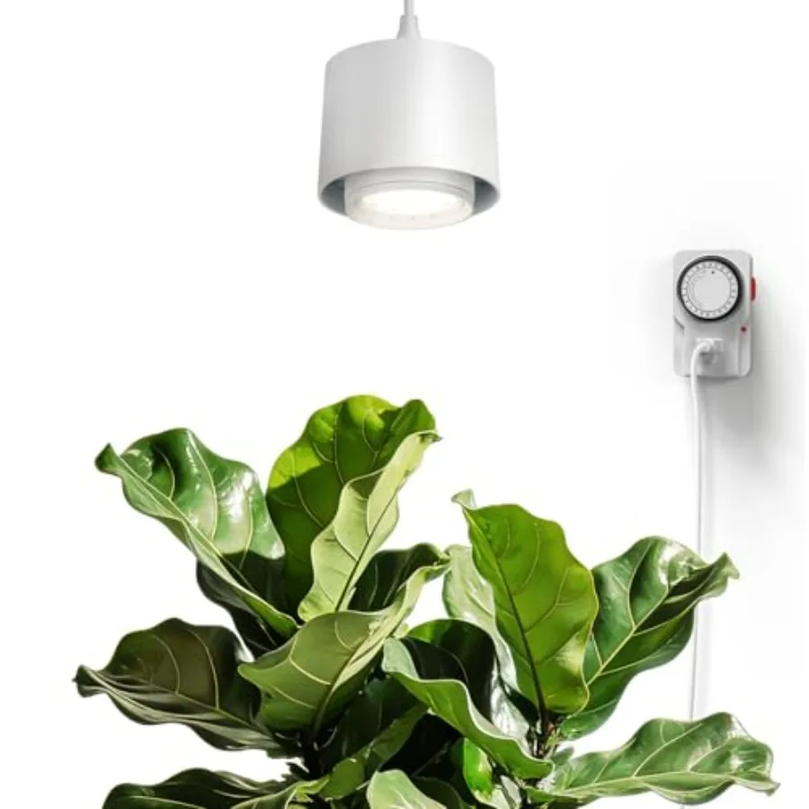 

TR40 Hanging Grow Lights for Indoor Plants 40W 4000K Full Spectrum Adjustable Beam Angle 15-60 Hanging Grow Light with Mechanic