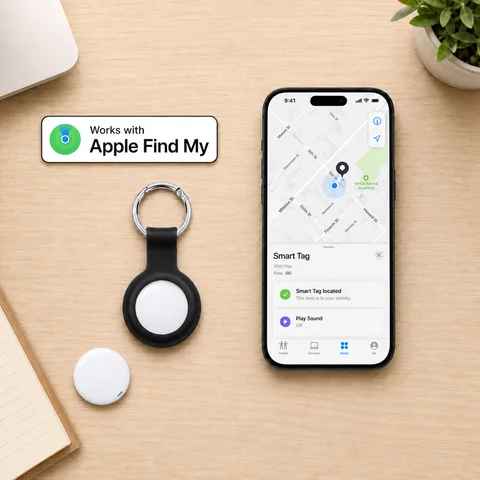 Smart Tag Anti-lose Tracker Positioning Far Away Finder for Apple Find My, Voice Locate Suitcase Keys Bag Toys for IOS iPhone