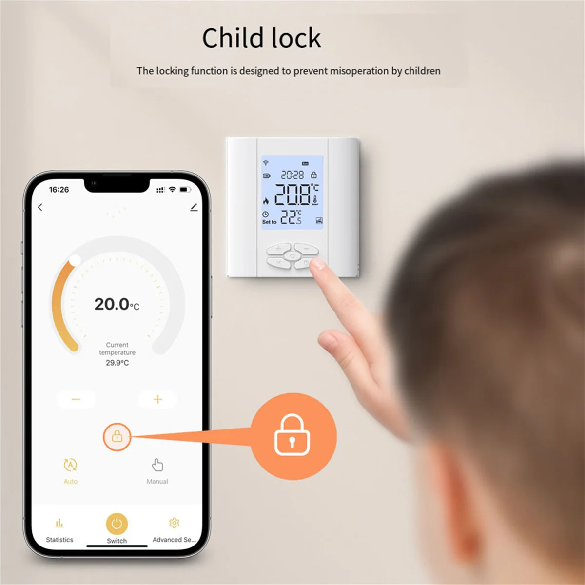 Tuya ZigBee Smart Thermostat 5A Water Gas Boiler Battery-Powered Temperature Controller Voice Control Google Home Alexa