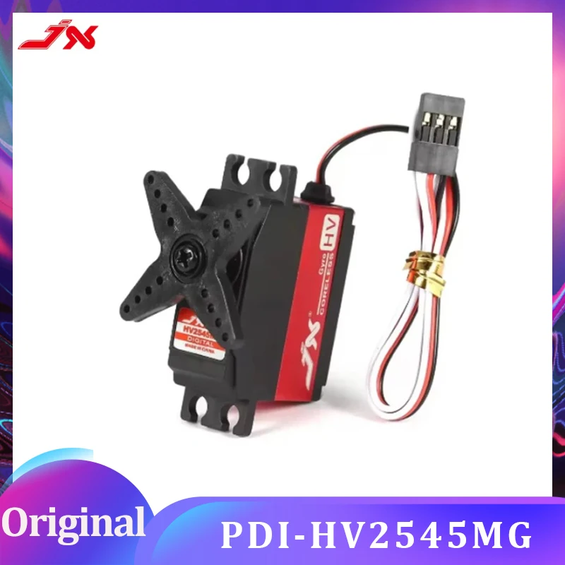 

JX PDI-HV2545MG 4,5 кг бессердечный гироскоп хвост цифровой серводвигатель 120 градусов металлическая шестерня для вертолета 450 500 с фиксированным крылом RC автомобиль