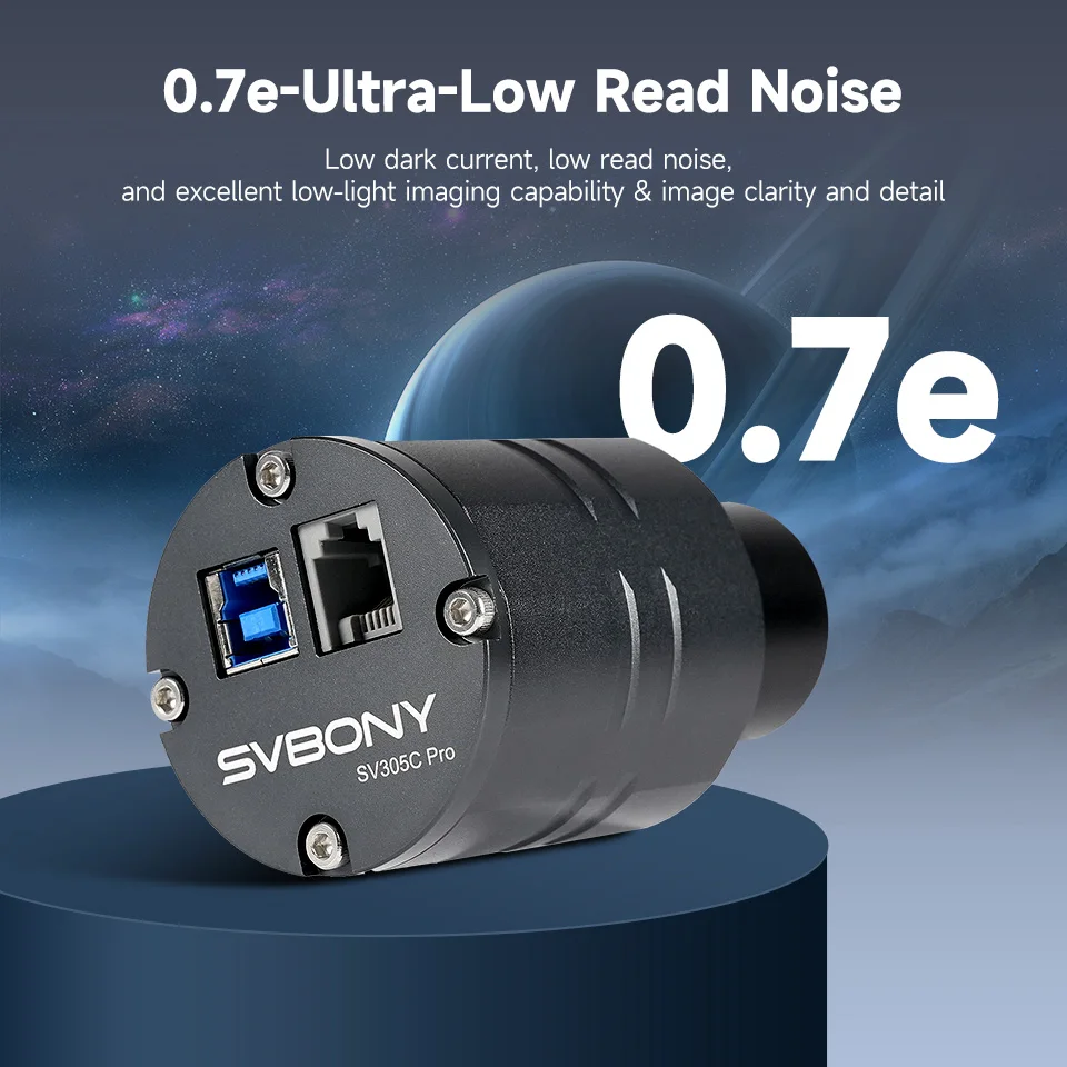 كاميرا تلسكوب Svbony SV305C Pro مقاس 1.25 بوصة كاميرا كوكبية مع واجهة IMX662 USB 3.0 للتلسكوب والتصوير الفلكي