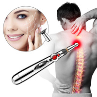 Electric Acupuncture Point Massage Pen Back Pain Relief Massage Laser Therapy Tool Electronic Meridian Energy Pen Body Massager