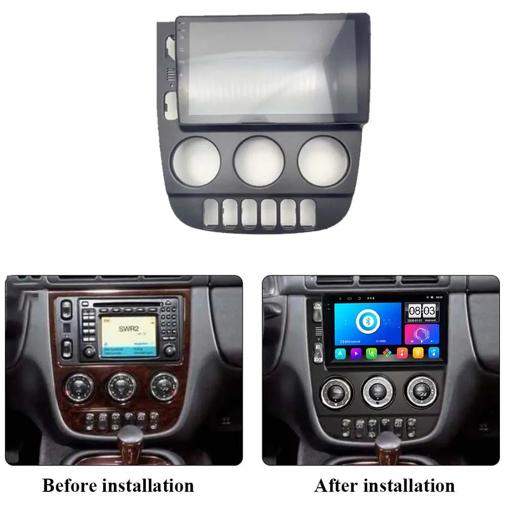 7862 CPU Android13 Car Radio DVD For Mercedes Benz M-Class W163 ML 1998 - 2006 Multimedia Video Player Navigation GPS NO 2DIN BT