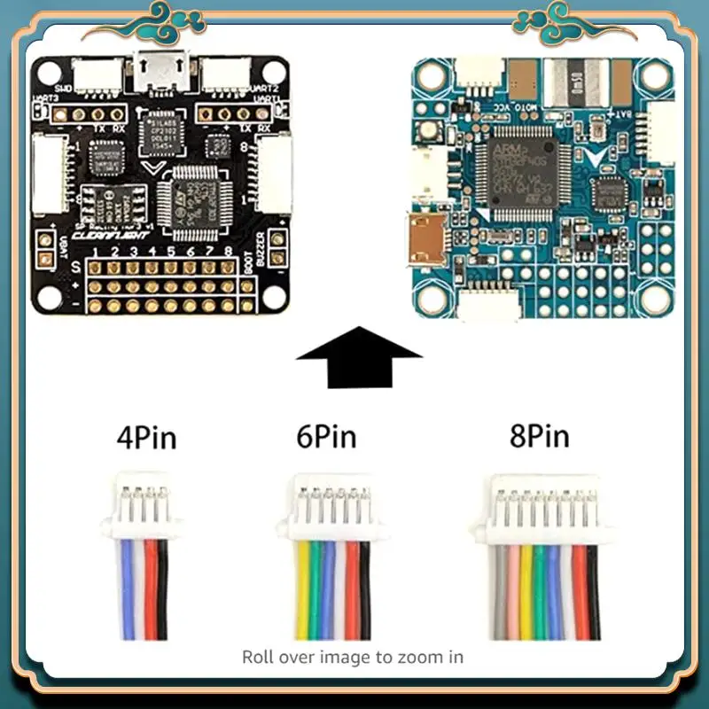 (Nuevo)-Conectores SH1.0 y Cables prensados SH1.0Mm para controlador de vuelo de drones FPV Cable de 15Cm