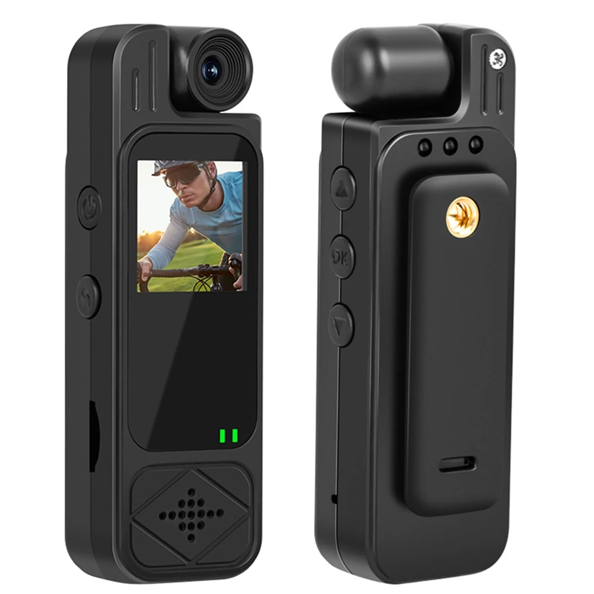 كاميرا صغيرة جديدة 3C-1080P HD - كاميرا تسجيل فيديو رقمية محمولة مع رؤية ليلية بالأشعة تحت الحمراء كاميرا فيديو DV رياضية مدمجة، A