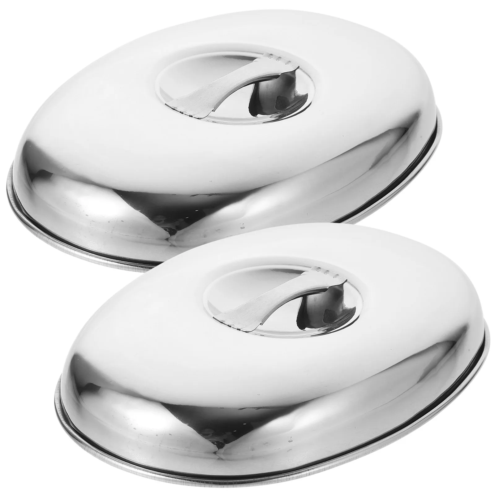 

Stainless Steel Cover 26cm Round Food Dome for Grilled S wiches Burgers Stainless Steel Steak Cover BBQ Melting Lid Cookware