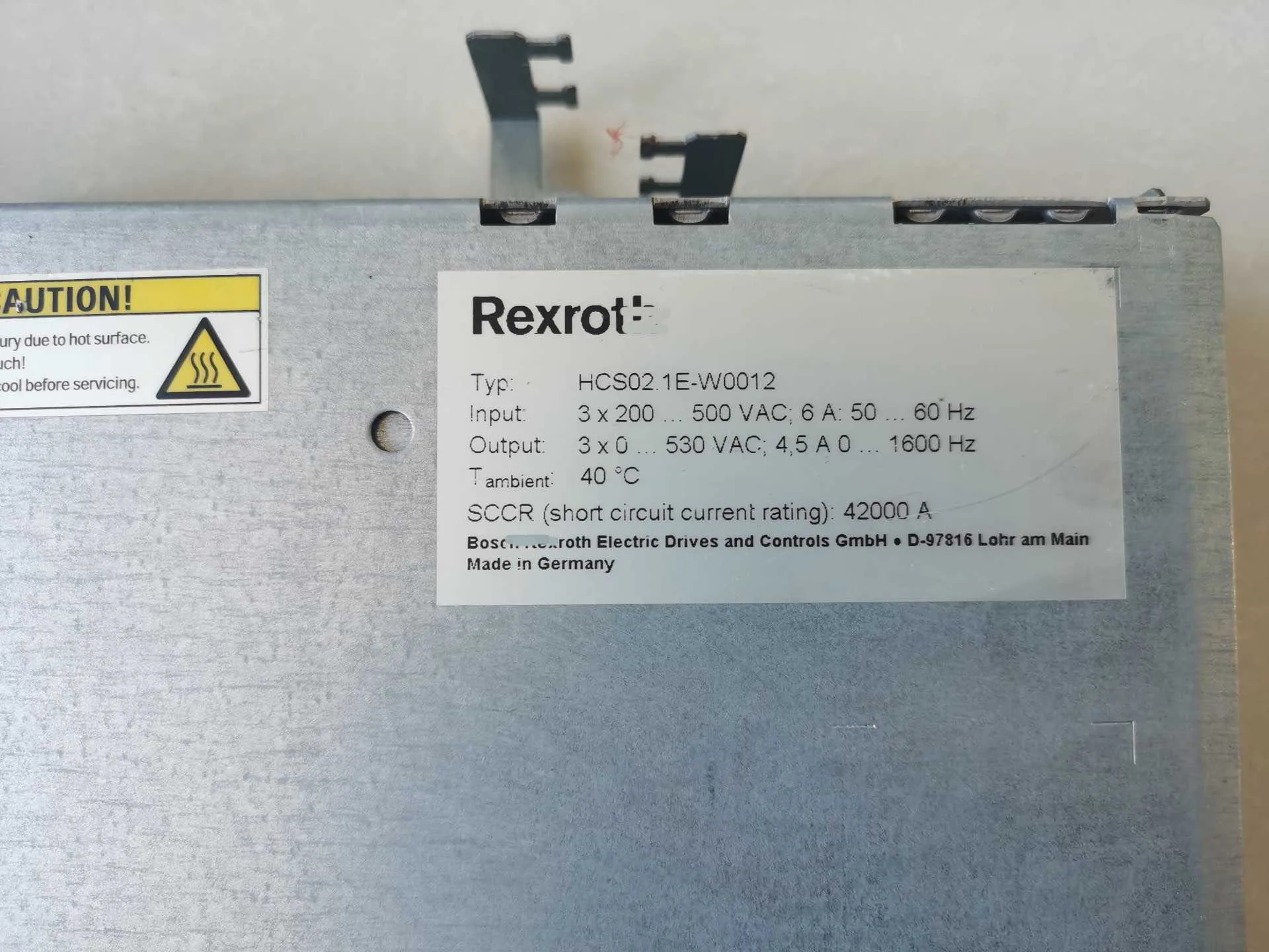 HCS02.1E-W0012-A-03-NNNN Сервопривод для Rexroth