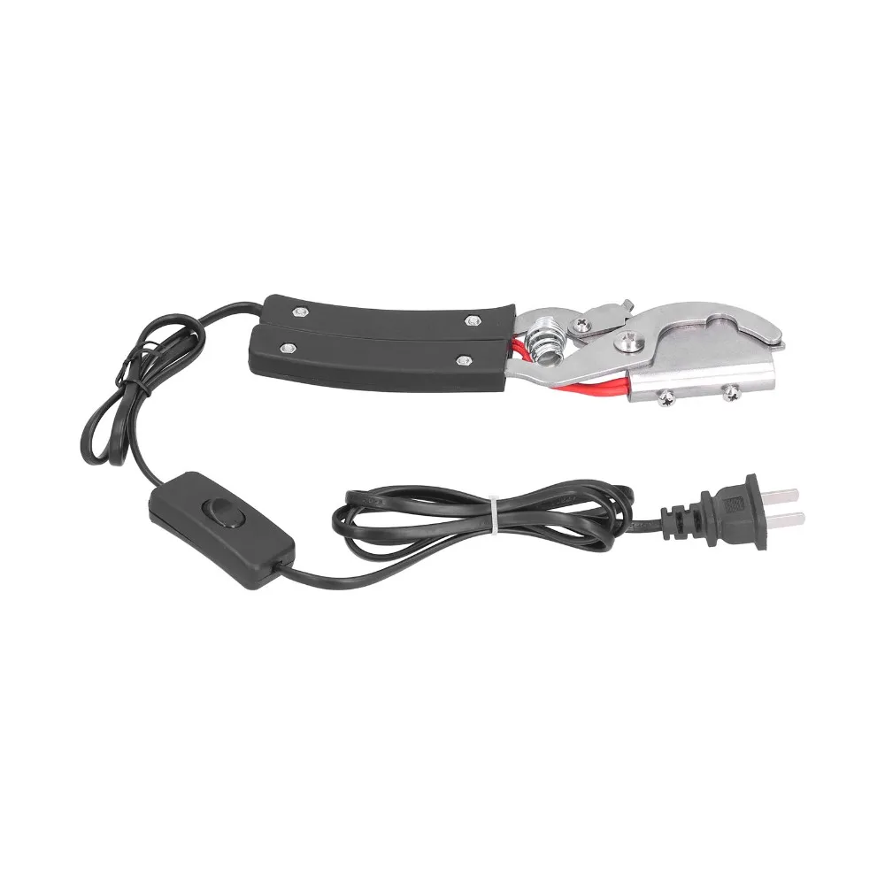 Stainless Steel Electric Heating Plier Heating Components Rubber Grip Stainless Steel Hand Tool Spring Internal Layout