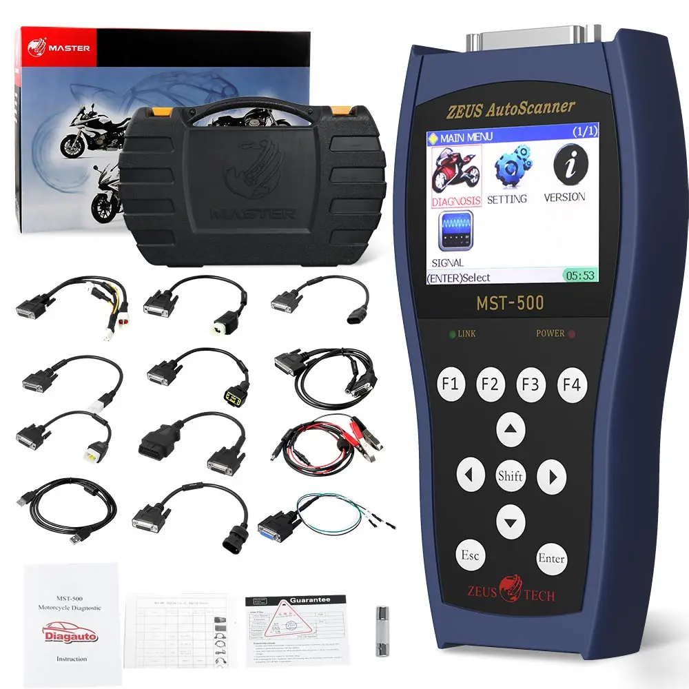 

Asian Motorcycle Diagnostic Tool MST500 Zeus Motorscan Universal Motorbike Fault Code Erase Tool For H-onda S-uzuki K-awasaki